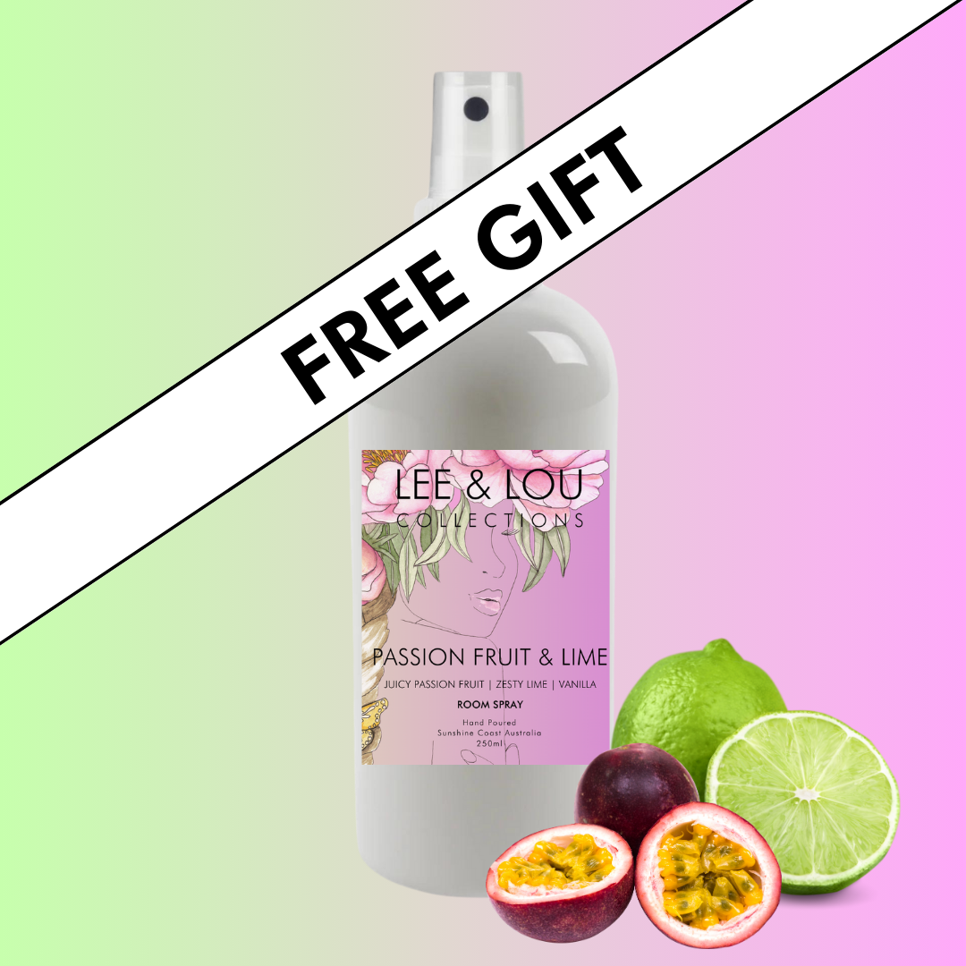 ✔️ YAY!!! You've unlocked a FREE 100ml Passion Fruit & Lime Room Spray!