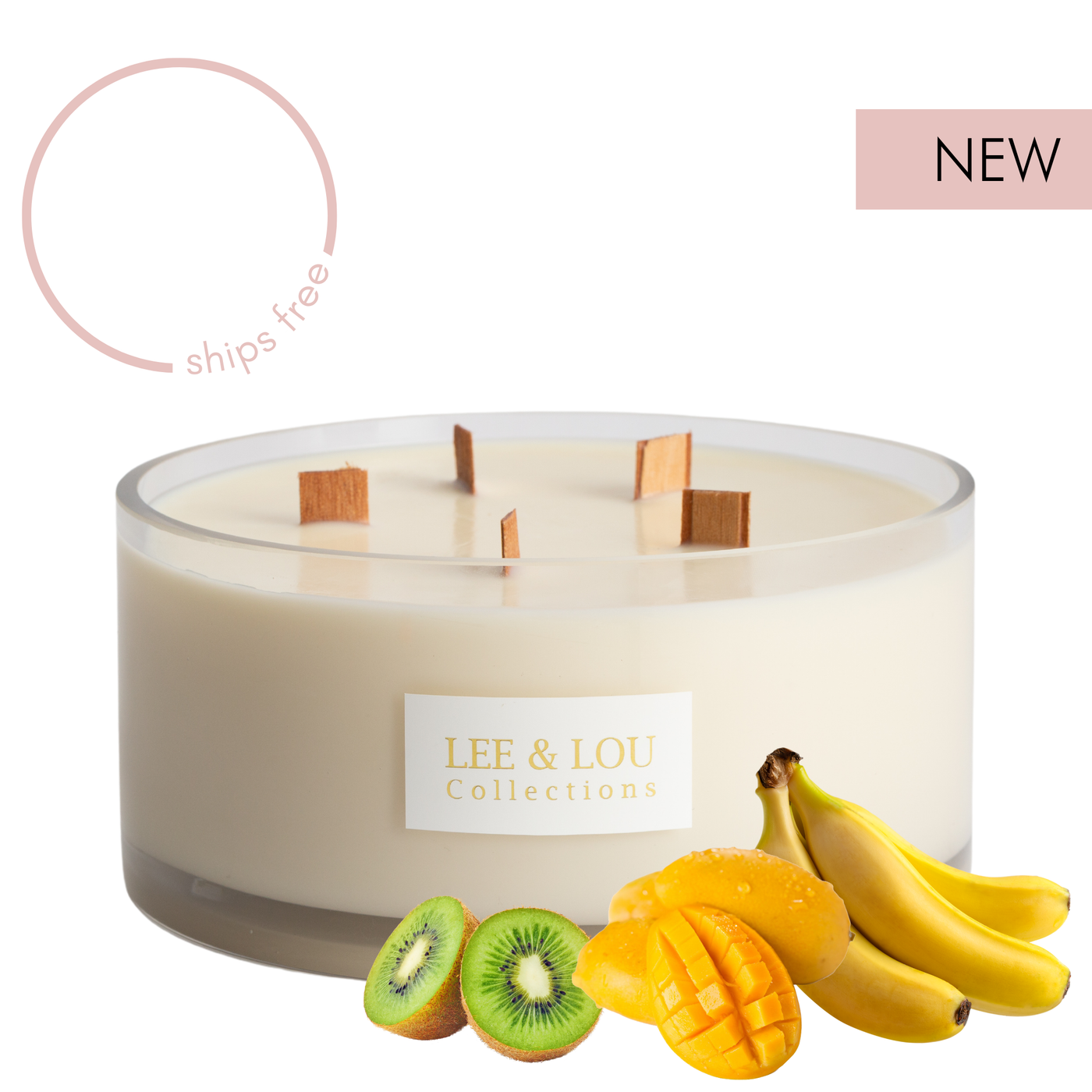 Monkey Farts (Kiwi Fruit | Mango | Banana) - Bowl Candle | 100hr Burn