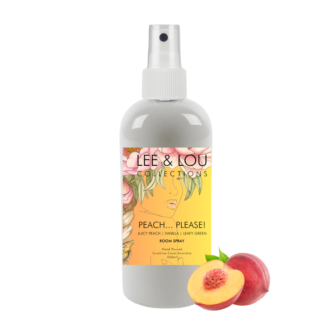 Peach... Please! (Juicy Peach | Vanilla | Leafy Green) - Room Spray 250ml