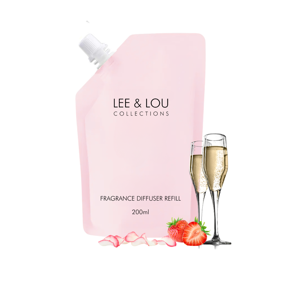 Pink Champagne (Strawberry | Champagne | Rose) - Scented Diffuser Refill 200ml